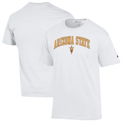  Arizona State Sun Devils Champion Arched Logo T-Shirt - White
